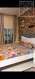 Furnished studio apartment for monthly rent in Ajman, Al Rawda 2, next to Kenz Mall