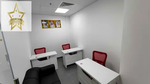 No Commission| Fully Furnished Office for Rent| DED Approved | Near Metro |
