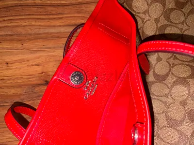 Red Coach Tote Bag - NEW Condition