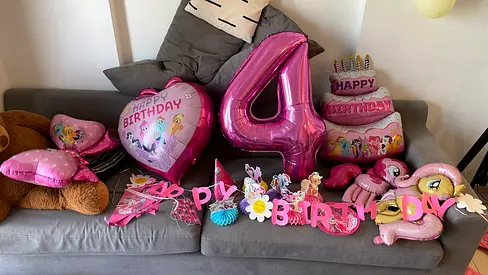 decoration set for party in My Little Pony style