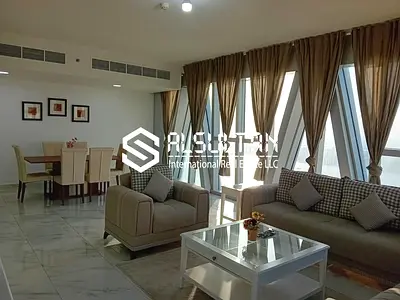 Fully Furnished and Serviced | Sea View Corniche Apartment | Modern 3-Bedroom