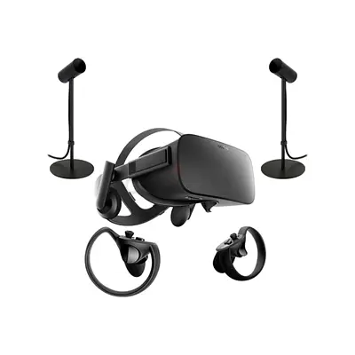 OCULUS Rift VR + Touch Virtual Reality Headset - Black (90 Hz, 110° FOV, Wireless Controllers)