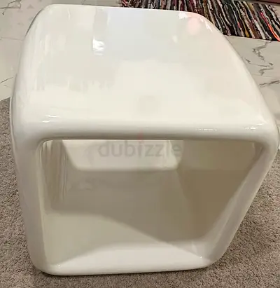 Vintage Italian Lacquered Fiberglass Side Table