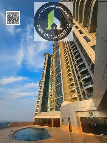 LARGEST 2BR +MAID | FULL SEA VIEW |CORNICHE TOWER |340K DOWN | ONLY 4071 AED/MONTH(INC. INSURANCE)| 2,490 SQFT | 25-YEAR PAYMENT PLAN | PRIME SEAFRONT