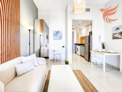 Furnished Studio with Balcony for Rent Royal Breeze 2