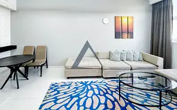 Furnished 1BR | Skyline View | High Floor| 12 Cheques
