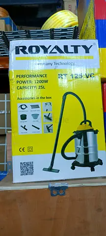 Royalty 1200W 25L Wet  Dry Vacuum Cleaner - Good Working Condition