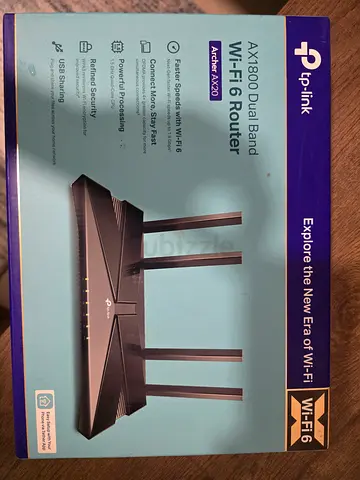 TP-Link Archer AX20 AX1800 Dual Band Wi‑Fi 6 Router - WiFi6