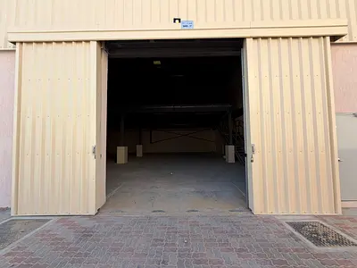 Warehouses in Industrial Area 18 with various sizes, fully ready, and facing a main road.