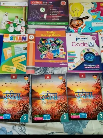 URGENT SALE Mixed school textbooks and activity books for Grade 3 (set)All books apart from images.