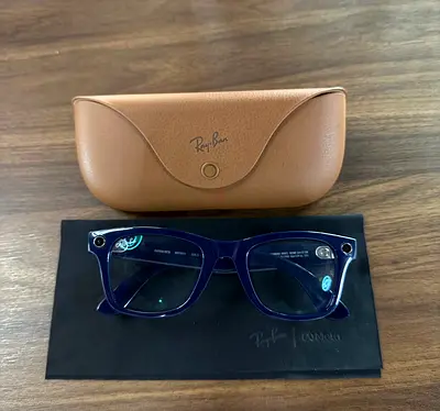 Ray-Ban Meta Gen 2 wayfarer Sapphire Blue Transitions Frame Size 50