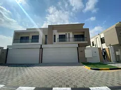 Modern villa for annual rent in Hoshi, Sharjah, built on a 6,000 sq.ft. plot with a spacious two-sto
