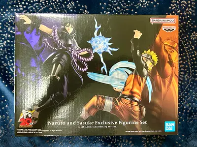 Naruto and Sasuke Exclusive Figurine Set (20th Anime Anniversary)