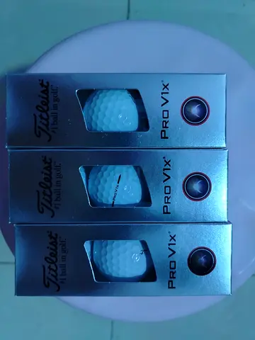 Set of 3 Titleist Pro V1x Golf Balls (3-pack tubes) - White