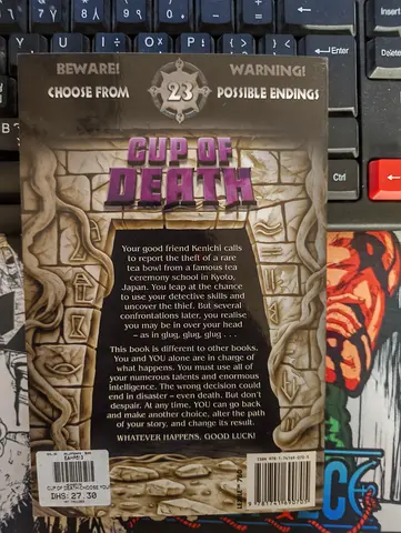 Cup of Death — Choose-Your-Own-Adventure Style Book (Used)