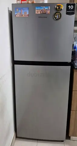 Hisense 2-door Refrigerator - Silver, Good Working Condition