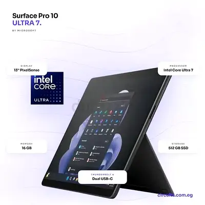 Microsoft Surface Pro 10 Ultra 7 - 13 PixelSense, 16GB RAM, 512GB SSD