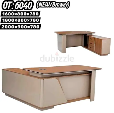 Brand new L shape wooden office Table Available