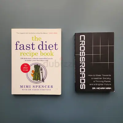 The Fast Diet Recipe Book + Crossroads (bundle of 2 books)