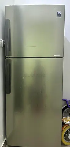 Silver Top-Freezer Refrigerator - Good Working Condition