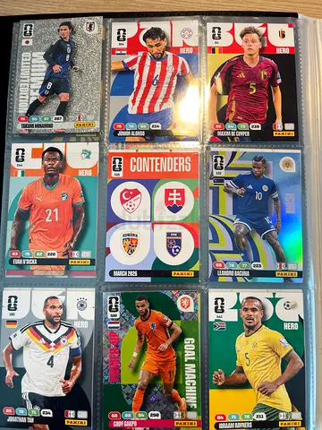Pre order Panini FIFA World Cup 2026 Player Trading Cards Collection (9 cards)
