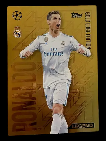 Cristiano Ronaldo Gold Edge Legend – Real Madrid Match Attax Collector Card