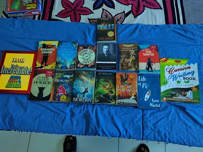 Collection of used fiction, classics and childrens books - mixed titles