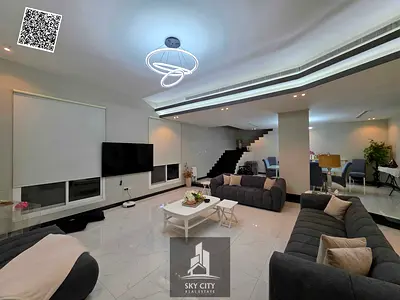 Ready to move in, with electricity, water, and air conditioning. Two floors, opposite the mosque, a