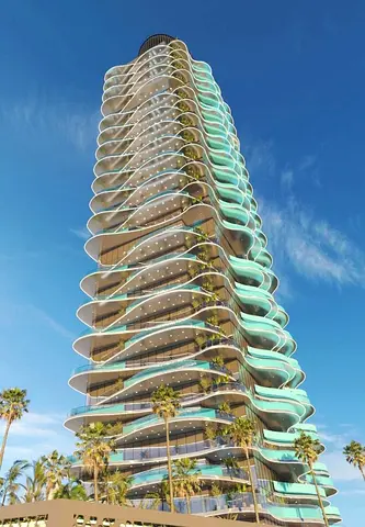 إطلالة على وسط المدينة | شقة بغرفة نوم واحدة | برج فولجا JVT | تصميمات داخلية مفروشة
