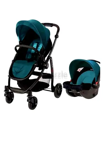 Travel system stroller and car seat