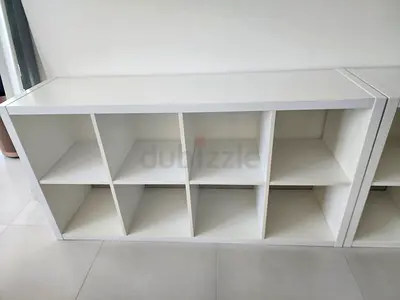 Kallax shelving unit, matte finish white, 77x147cm