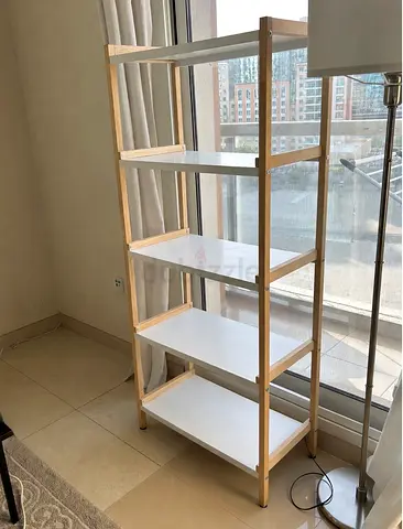 IKEA 5- Tier wooden storage shelf/rack