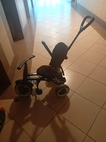 3-in-1 Push Tricycle with Parent Handle and Canopy - Good Condition