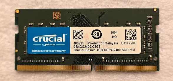 4 GB ram ddr 4