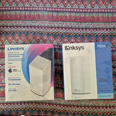 Two Brand New Sealed Linksys WiFi 6 Mesh Routers – AED 500 for Both