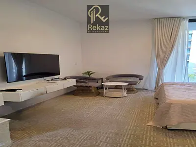 Fully Furnished Studio with balcony for Rent in Aljada (Tiraz 4) | Stunning View | AED 40K in 4 Cheques