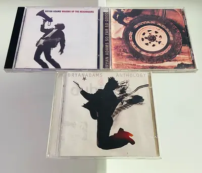 3 Bryan Adams Music CD’s