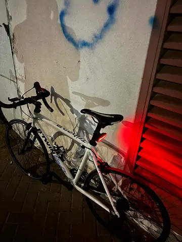B twin triban 300 with lights and cage