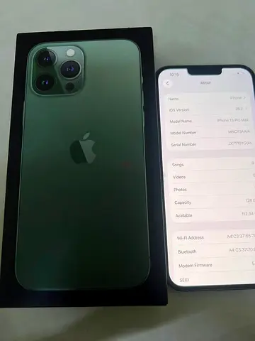 iPhone 13 Pro Max 128GB TDRA 83% battery Green with Box - Good Condition