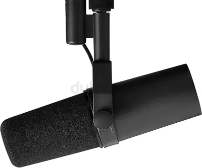Shure SM7B, Cardioid Studio Microphone + 7.5m XLR Cable Bundle, Professional Vocal Recordings, Dynam