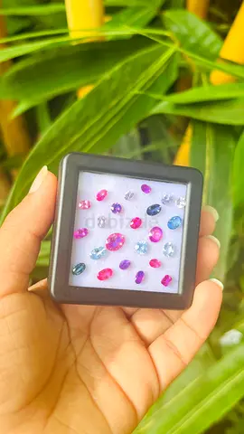 Natural sapphires