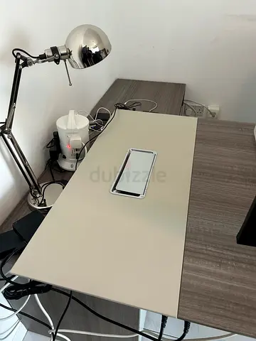 Modern Office Side Cabinet with Drawers and Shelves
