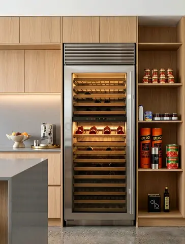 Sub-Zero Built-In Undercounter Wine Refrigerator – Dual-Zone Temperature Control, Premium Wine Stora