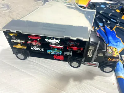 Toy Car Hauler Truck with 24 Mini Vehicles - Playset