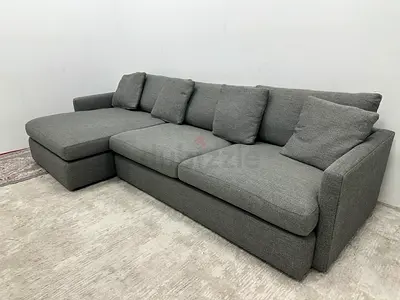 Perfect condition cratebarrel lshape sofa