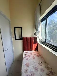 Available single partition with smart tv and fridge in Academic city