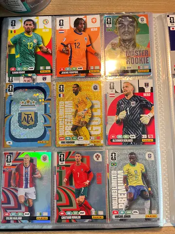 Panini Football world cup Trading Card Collection + rare inserts