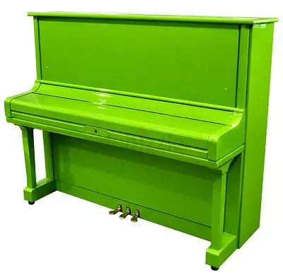 ATLAS Green Upright Piano | Premium Glossy Green Finish | Japanese Quality Piano