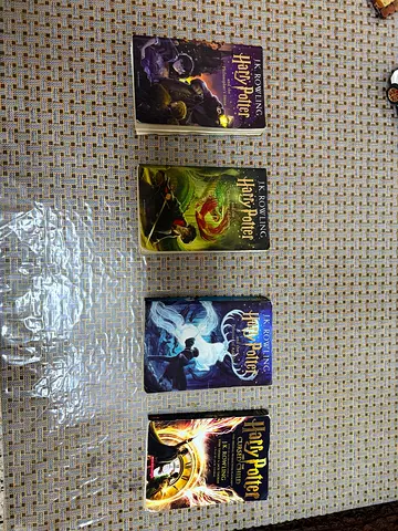 Set of 4 Harry Potter Paperback Books