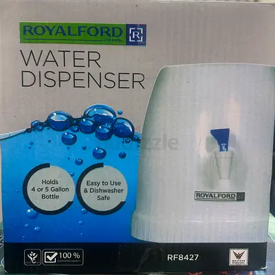 Royalford RF8427 Water Dispenser — Holds 4/5 Gallon Bottle, Dishwasher Safe